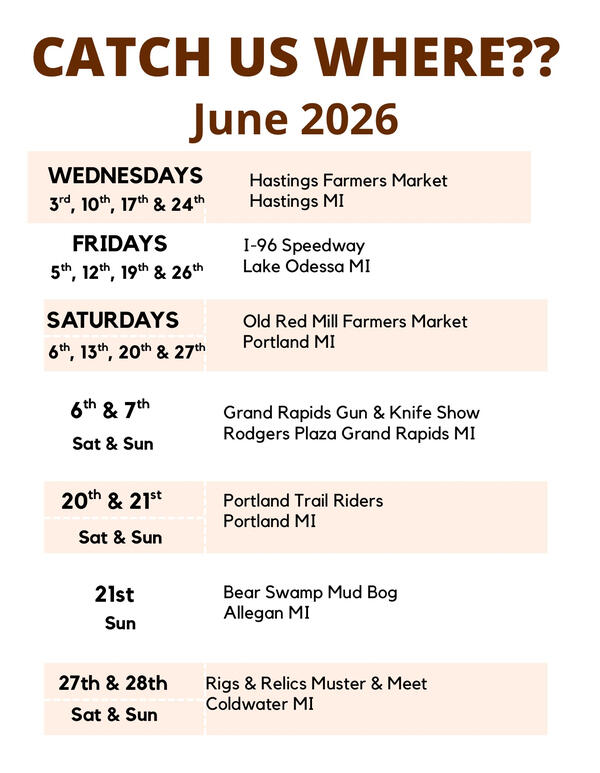 June schedule